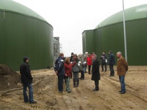 Baubeginn neue Biogasanlage Gewerbegebiet Heiligengrabe im März  2010