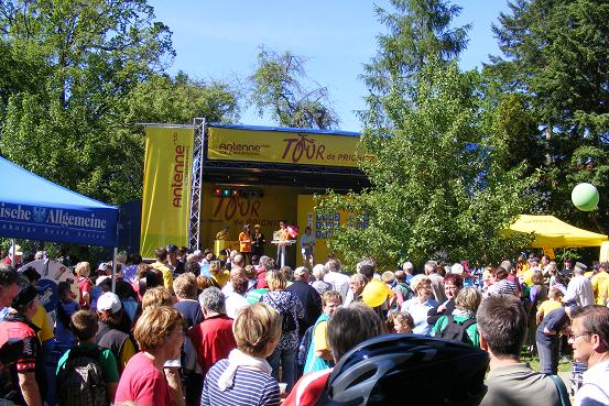 Etappenparty im Klostergarten Heiligengrabe zur Tour-de-Prignitz 2010