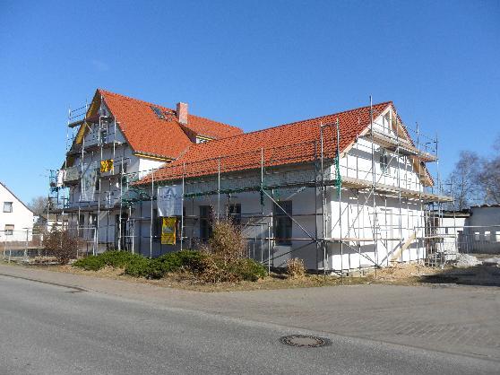 Baustelle Dorfgemeinschaftshaus Blumenthal - Gemeinde Heiligengrabe - März 2011
