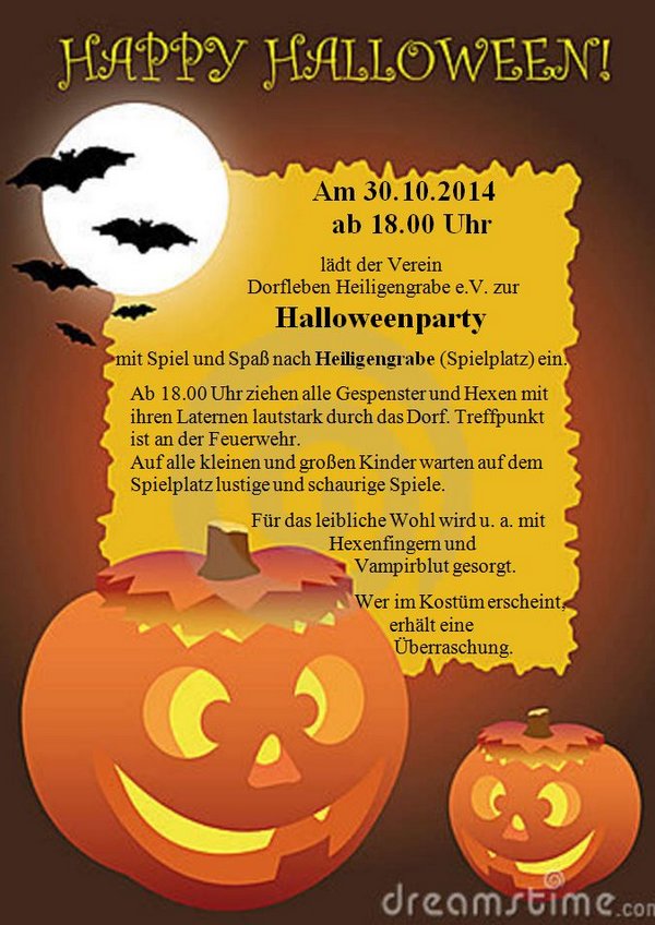 Halloween-Dorfverein-Heiligengrabe-2014-plakat